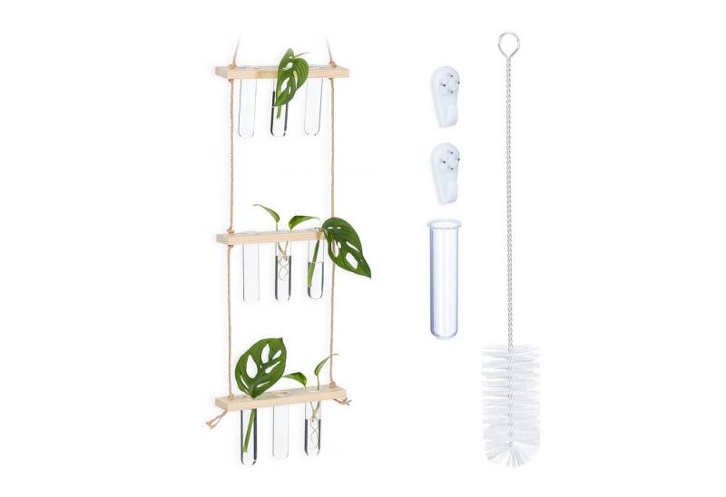 relaxdays Anzuchttopf Hängende Pflanzen Vermehrungsstation (1 St), 3 von relaxdays