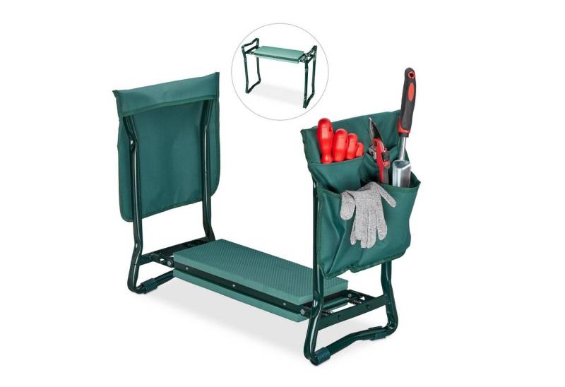 relaxdays Arbeitshocker Kniebank mit Taschen relaxdays Arbeitshocker Kniebank mit Taschen von relaxdays