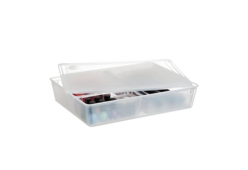 relaxdays Aufbewahrungsbox mit 3 Fäch von relaxdays