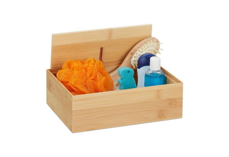 relaxdays Aufbewahrungsbox mit Deckel von relaxdays