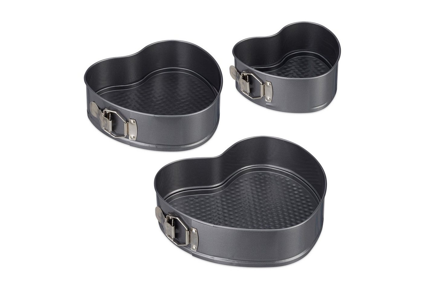 relaxdays Backform Herzbackform 3er Set relaxdays Backform Herzbackform 3er Set von relaxdays