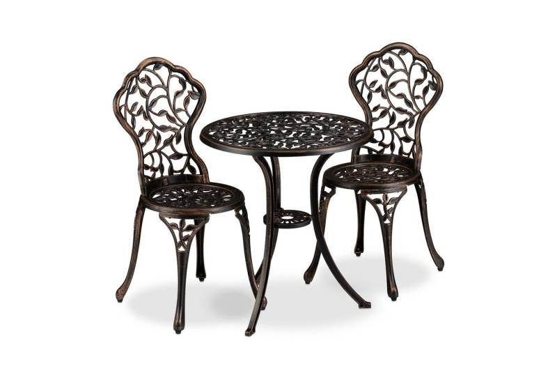 relaxdays Balkonset Balkonmöbel Set im antiken Design von relaxdays