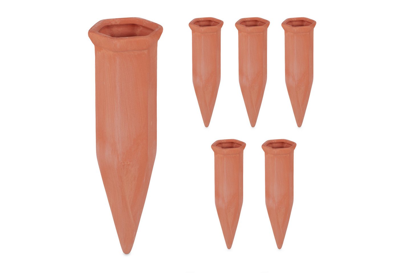 relaxdays Bewässerungssystem Tonkegel zur Bewässerung 6er Set relaxdays Bewässerungssystem Tonkegel zur Bewässerung 6er Set von relaxdays