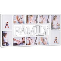 relaxdays  Collage-Bilderrahmen Familie weiß 72,0 x 36,5 cm von RELAXDAYS