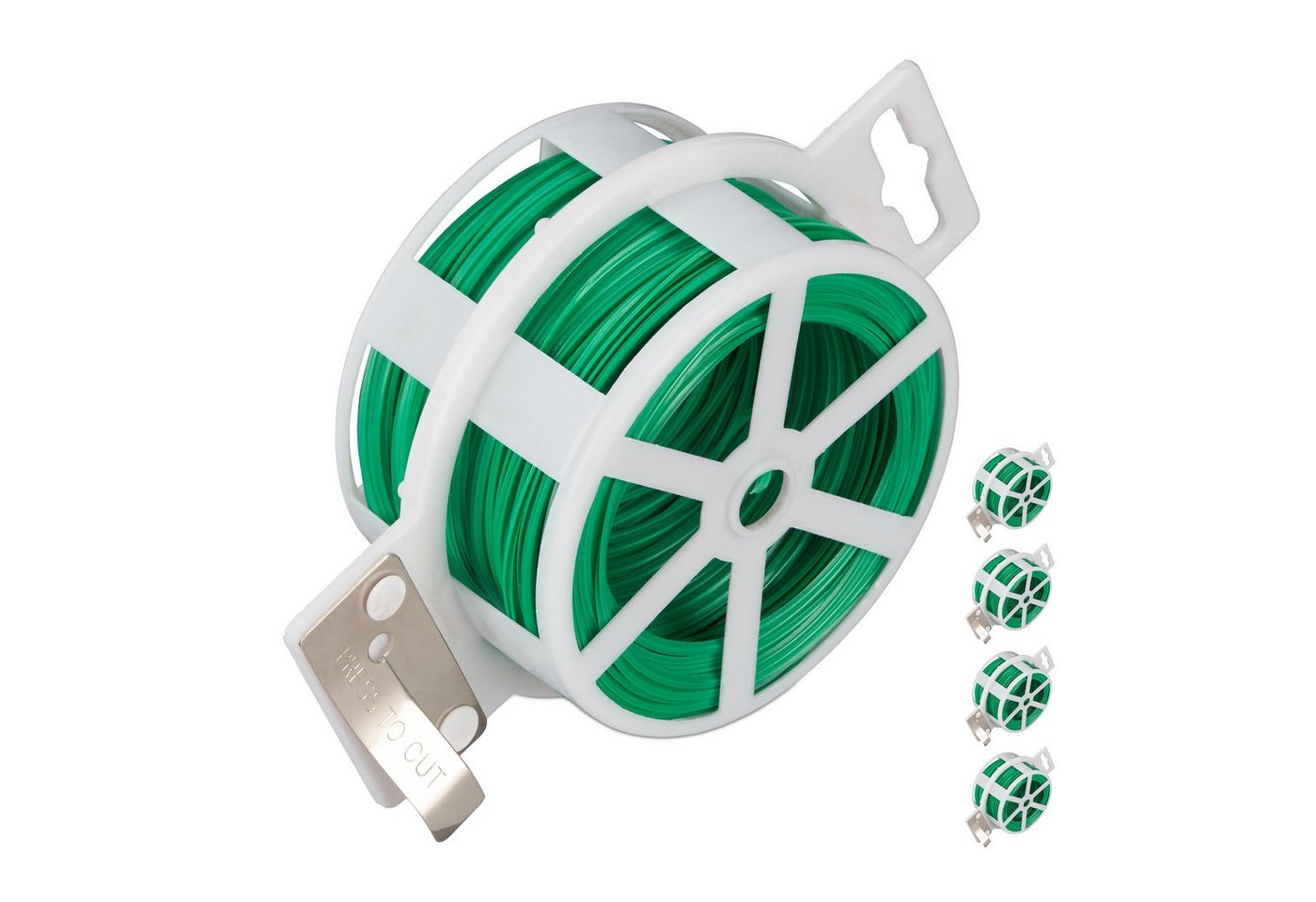relaxdays Bindedraht Gartendraht grün 50m 5er Set relaxdays Bindedraht Gartendraht grün 50m 5er Set von relaxdays