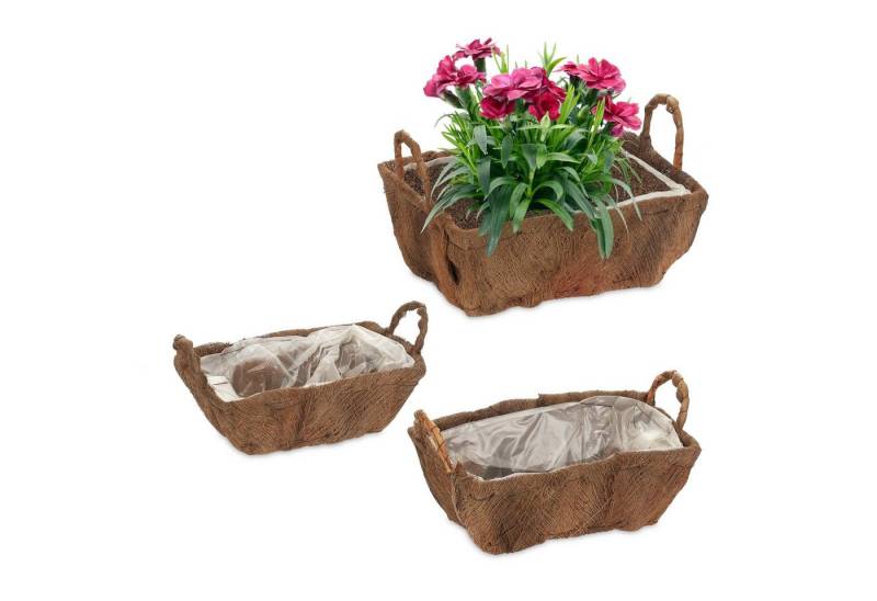 relaxdays Blumenkasten Balkon 3er Set von relaxdays