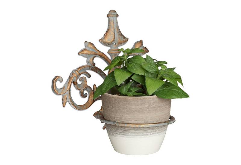 relaxdays Blumentopf 2 x Wand Blumenhalter Barock von relaxdays