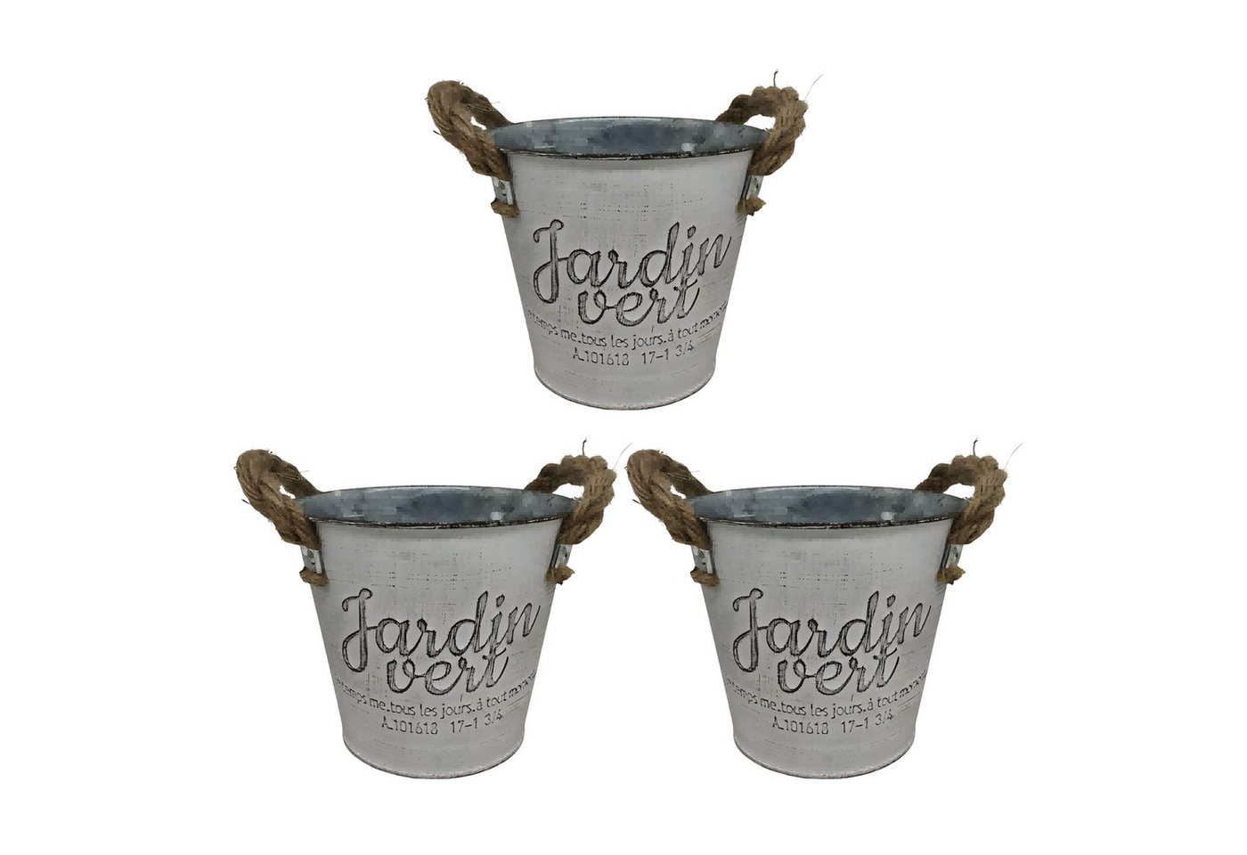 relaxdays Blumentopf 3er Set Übertöpfe (3 St) von relaxdays