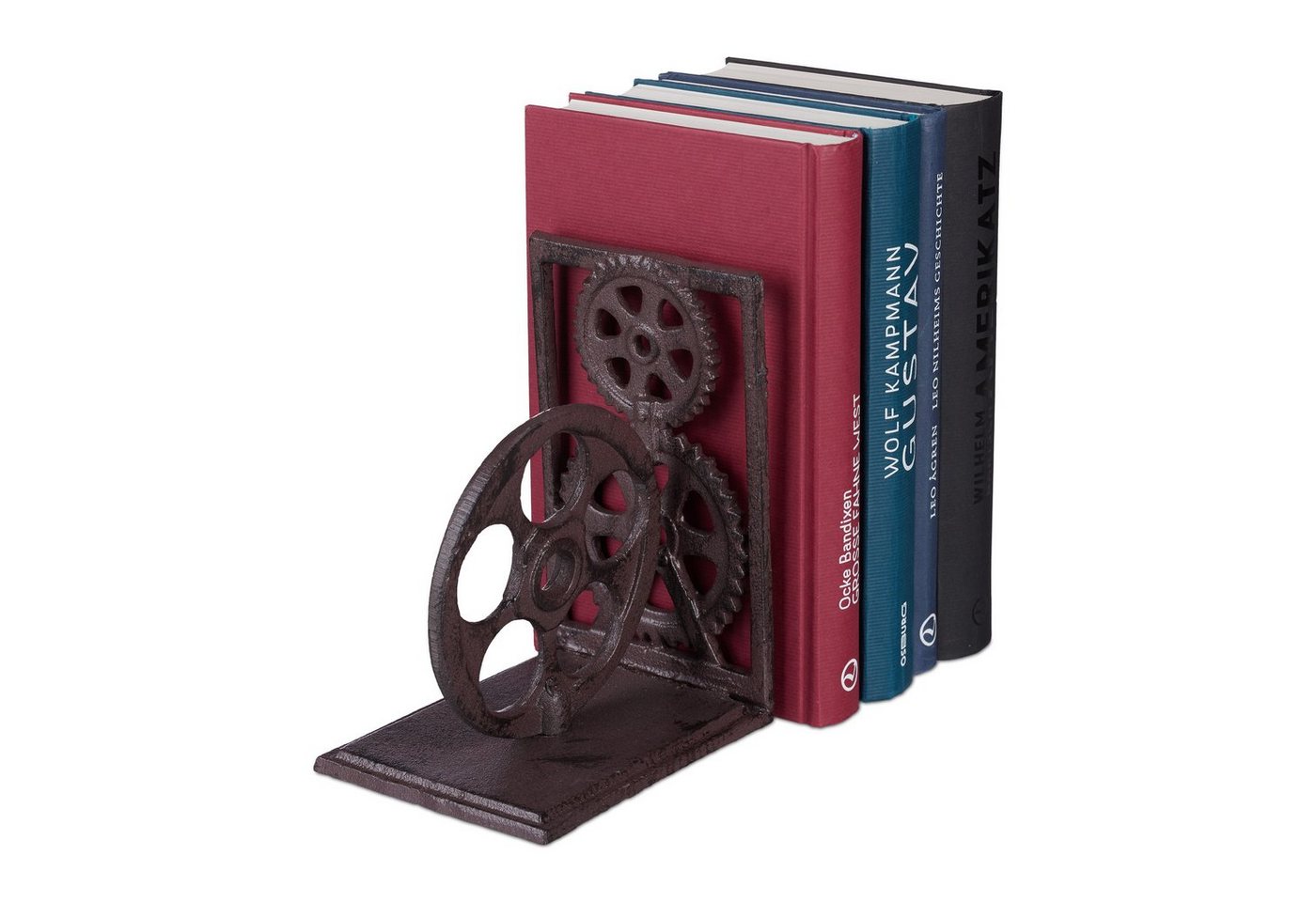 relaxdays Buchstütze Retro aus Gusseise, B von relaxdays