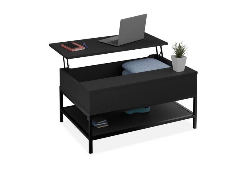 relaxdays Couchtisch Aufklappbarer Couchtisch, A von relaxdays