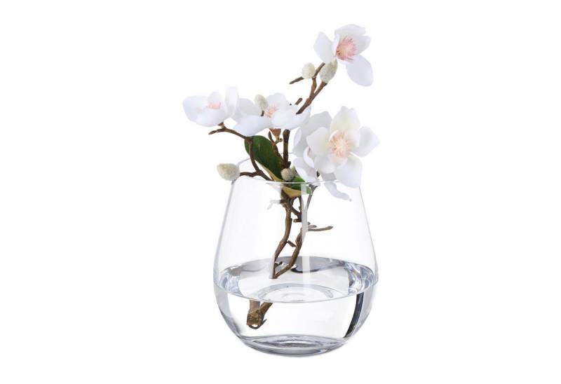 relaxdays Dekovase Blumenvase aus Glas (1 St), L von relaxdays