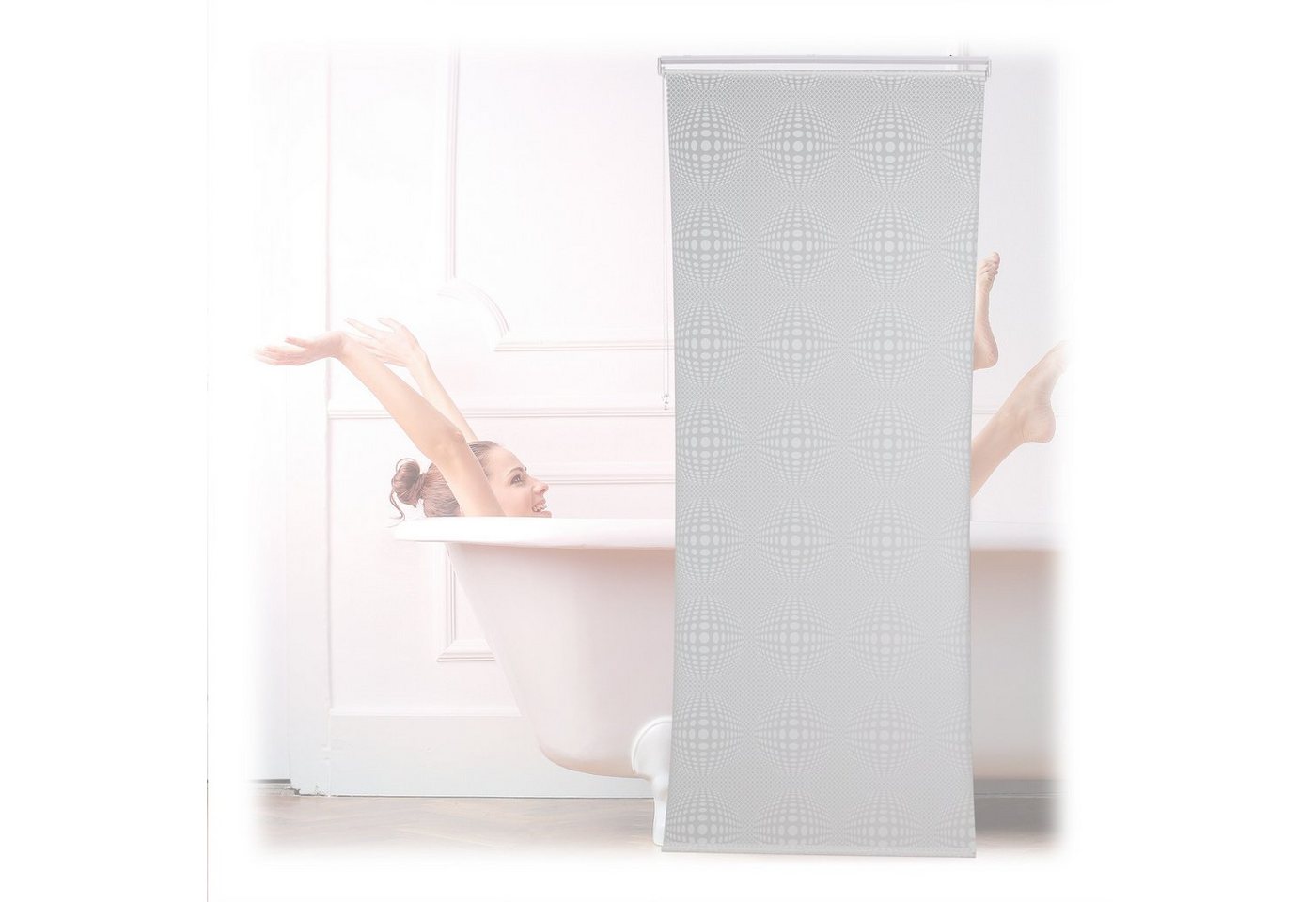 relaxdays Duschrollo Gemustertes Duschrollo Breite 100 cm, 100x240cm relaxdays Duschrollo Gemustertes Duschrollo Breite 100 cm, 100x240cm von relaxdays