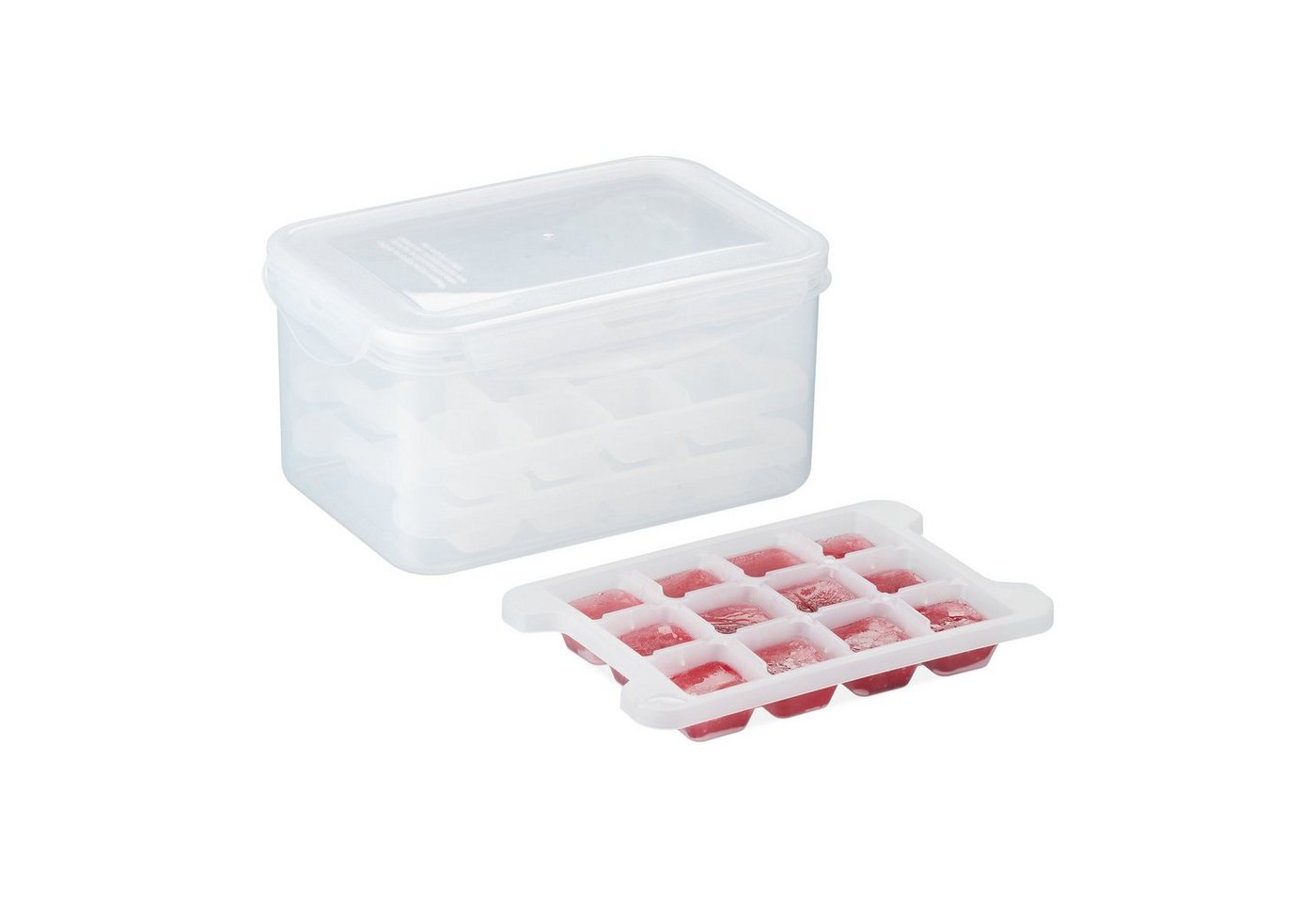 relaxdays Eiswürfelform Set mit Box und Deckel relaxdays Eiswürfelform Set mit Box und Deckel von relaxdays