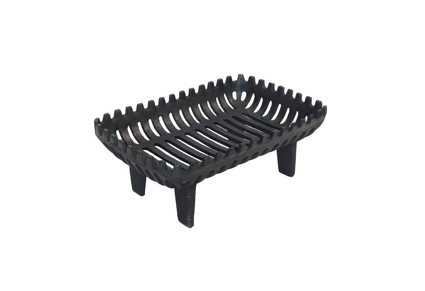 relaxdays Feuerrost Kaminrost Gusseisen mit Standfüßen, 42x28 cm, L von relaxdays