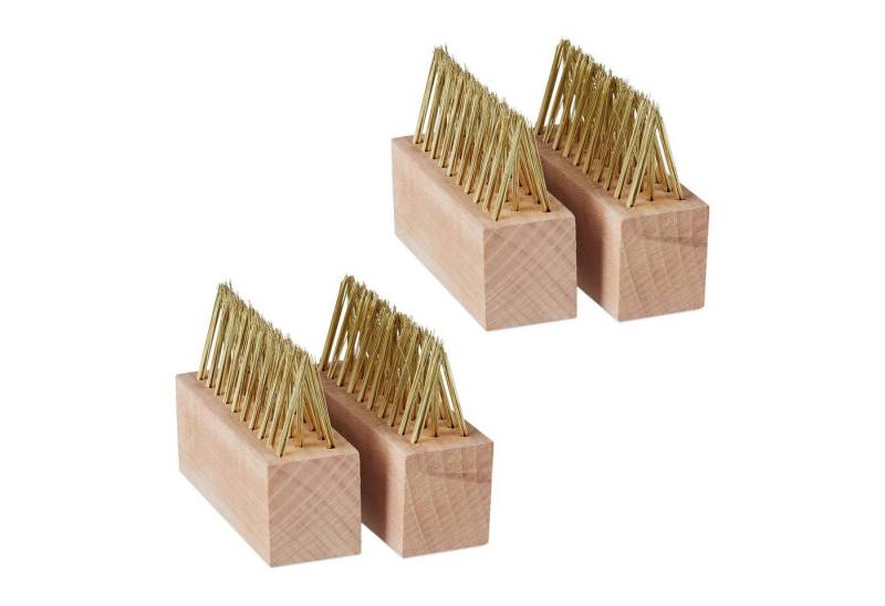 relaxdays Fugenkratzer 4 x Fugenbürste von relaxdays
