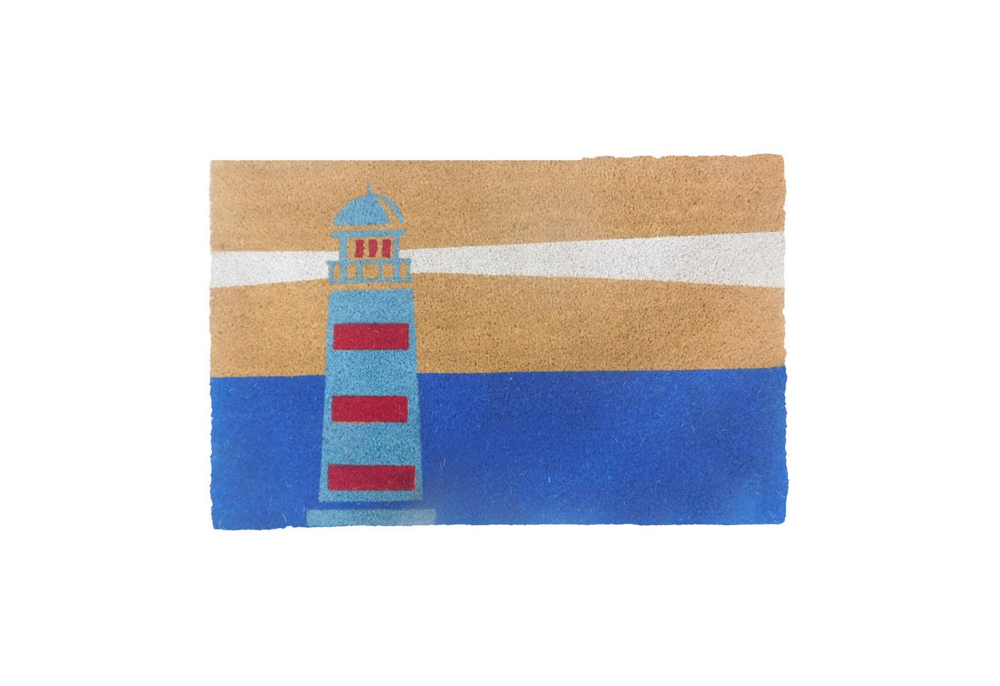 relaxdays Fußmatte Kokos Fußmatte mit Motiv 80x50 cm, rechteckig, Höhe: 15 mm, C relaxdays Fußmatte Kokos Fußmatte mit Motiv 80x50 cm, rechteckig, Höhe: 15 mm, C von relaxdays