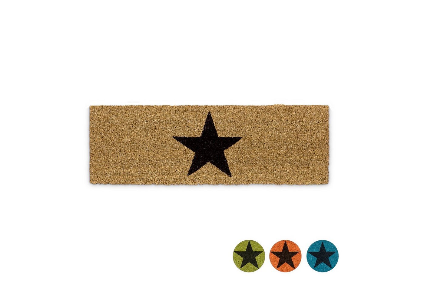 relaxdays Fußmatte schmal ST, Höhe: 15 mm, natur relaxdays Fußmatte schmal ST, Höhe: 15 mm, natur von relaxdays