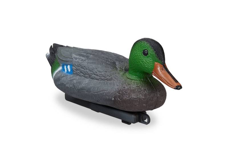 relaxdays Gartenfigur 10 x Deko Teichente von relaxdays