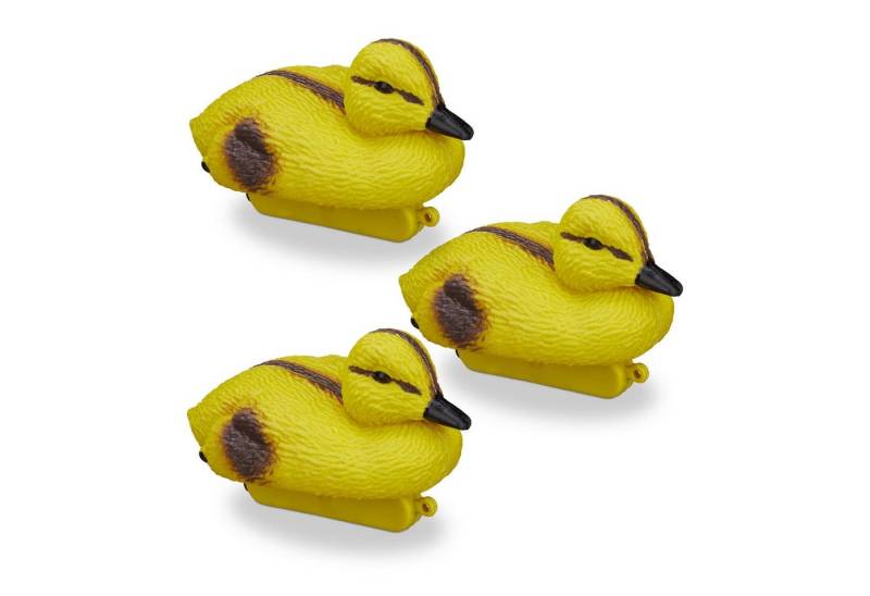 relaxdays Gartenfigur 15 x Teichente Küken von relaxdays