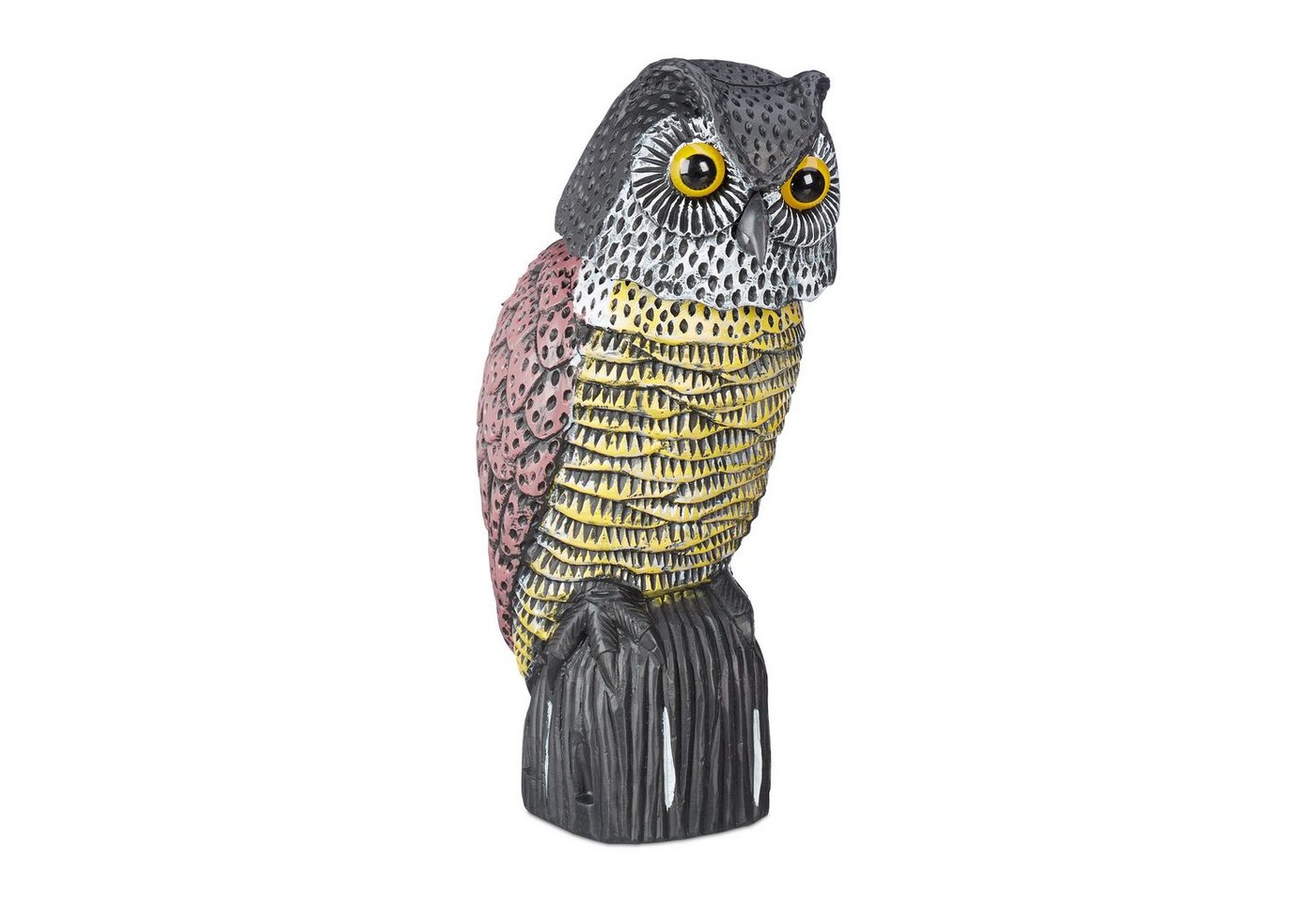 relaxdays Gartenfigur 2 x Vogelschreck Eule von relaxdays