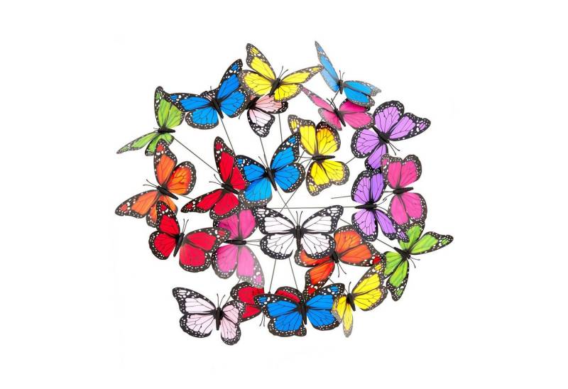 relaxdays Gartenfigur 360 x Gartendeko Schmetterling von relaxdays