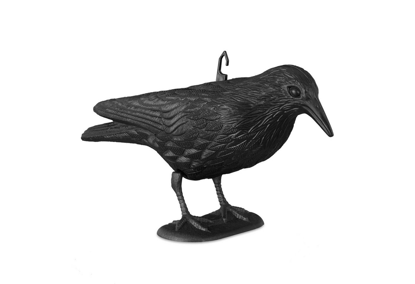 relaxdays Gartenfigur 9 x Taubenschreck Krähe sitzend von relaxdays