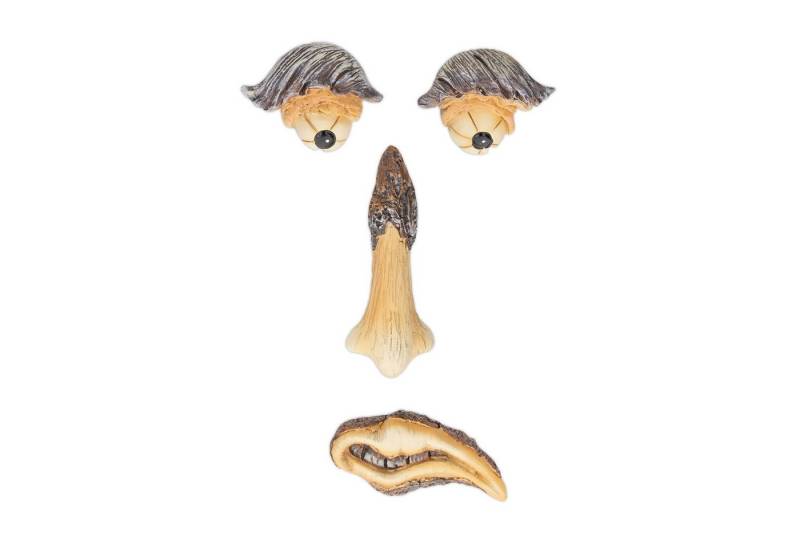 relaxdays Gartenfigur Baumgesicht 4-teilig von relaxdays