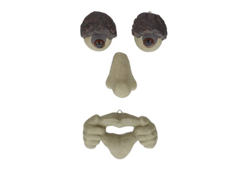 relaxdays Gartenfigur Baumgesicht mit rausgestreckter Zunge von relaxdays