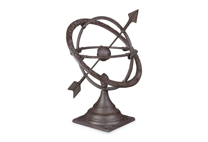 relaxdays Gartenfigur Sonnenuhr Garten M von relaxdays