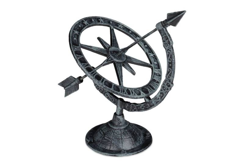 relaxdays Gartenfigur Sonnenuhr Garten von relaxdays