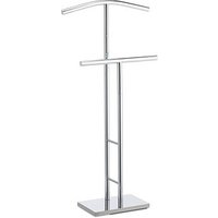 relaxdays Herrendiener silber Metall 49,0 x 106,0 cm von RELAXDAYS