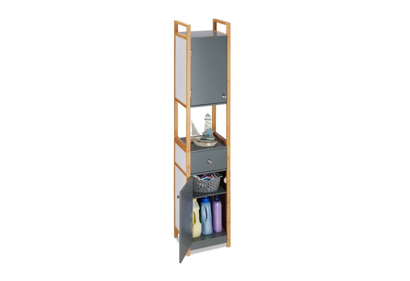 relaxdays Hochschrank Bad von relaxdays