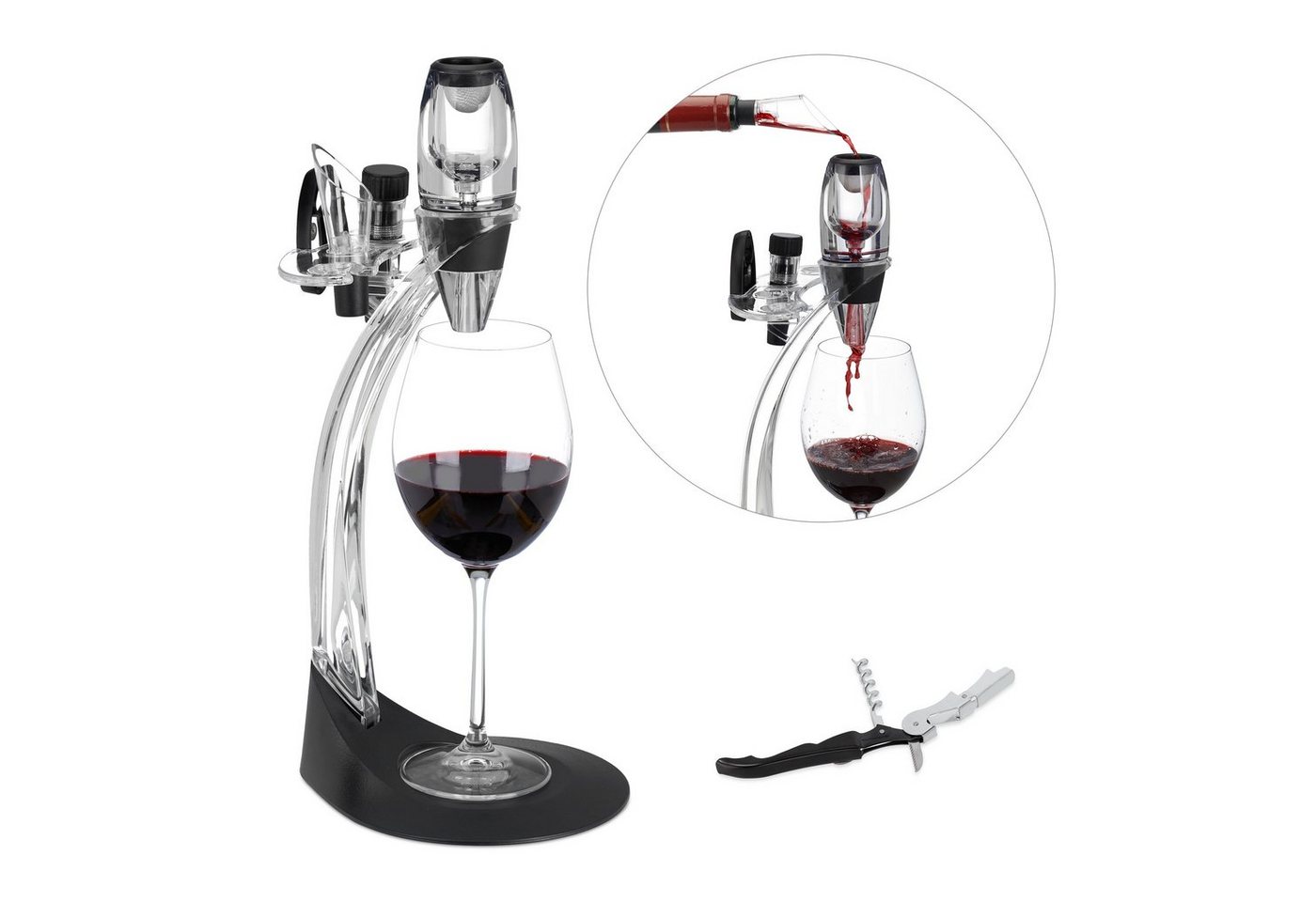 relaxdays Home Sommelier Weinbelüfter Set von relaxdays