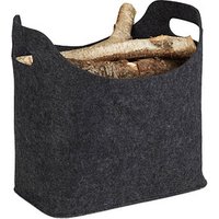 relaxdays Kaminholztasche 20,0 l anthrazit 40,0 x 23,0 x 39,5 cm relaxdays Kaminholztasche 20,0 l anthrazit 40,0 x 23,0 x 39,5 cm von RELAXDAYS