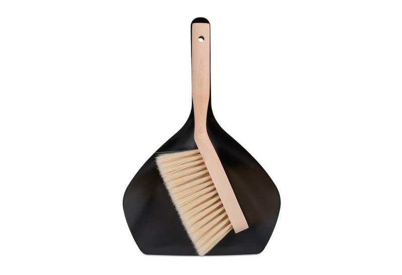 relaxdays Kehrgarnitur Holz & Metall von relaxdays