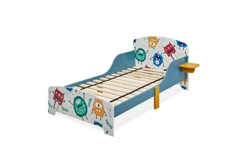 relaxdays Kinderbett kleine Monster mit Ablage relaxdays Kinderbett kleine Monster mit Ablage von relaxdays