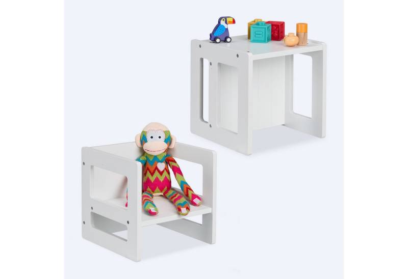 relaxdays Kinderhocker Wendbarer Sitzhocker für Kinder 2er Set relaxdays Kinderhocker Wendbarer Sitzhocker für Kinder 2er Set von relaxdays