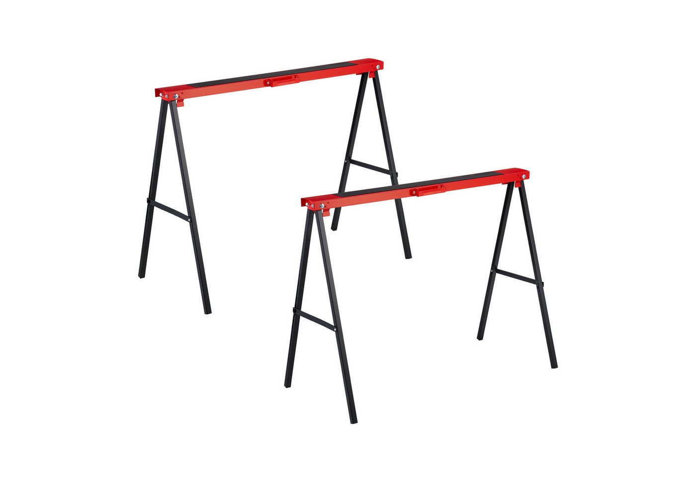 relaxdays Klappbock Klappbarer Arbeitsbock 100 kg 2er Set, 100 kg max. Belastbarkeit von relaxdays