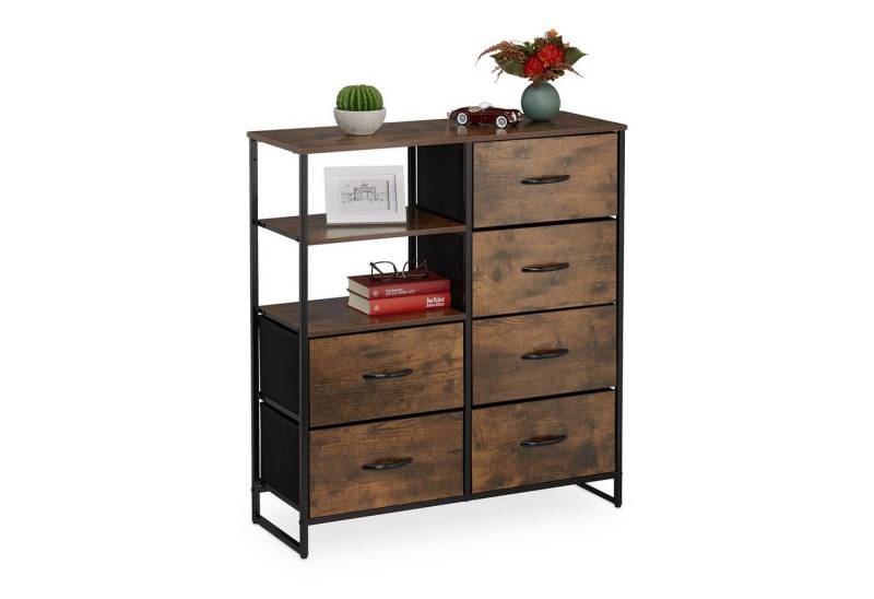 relaxdays Kommode 6 Schublade von relaxdays