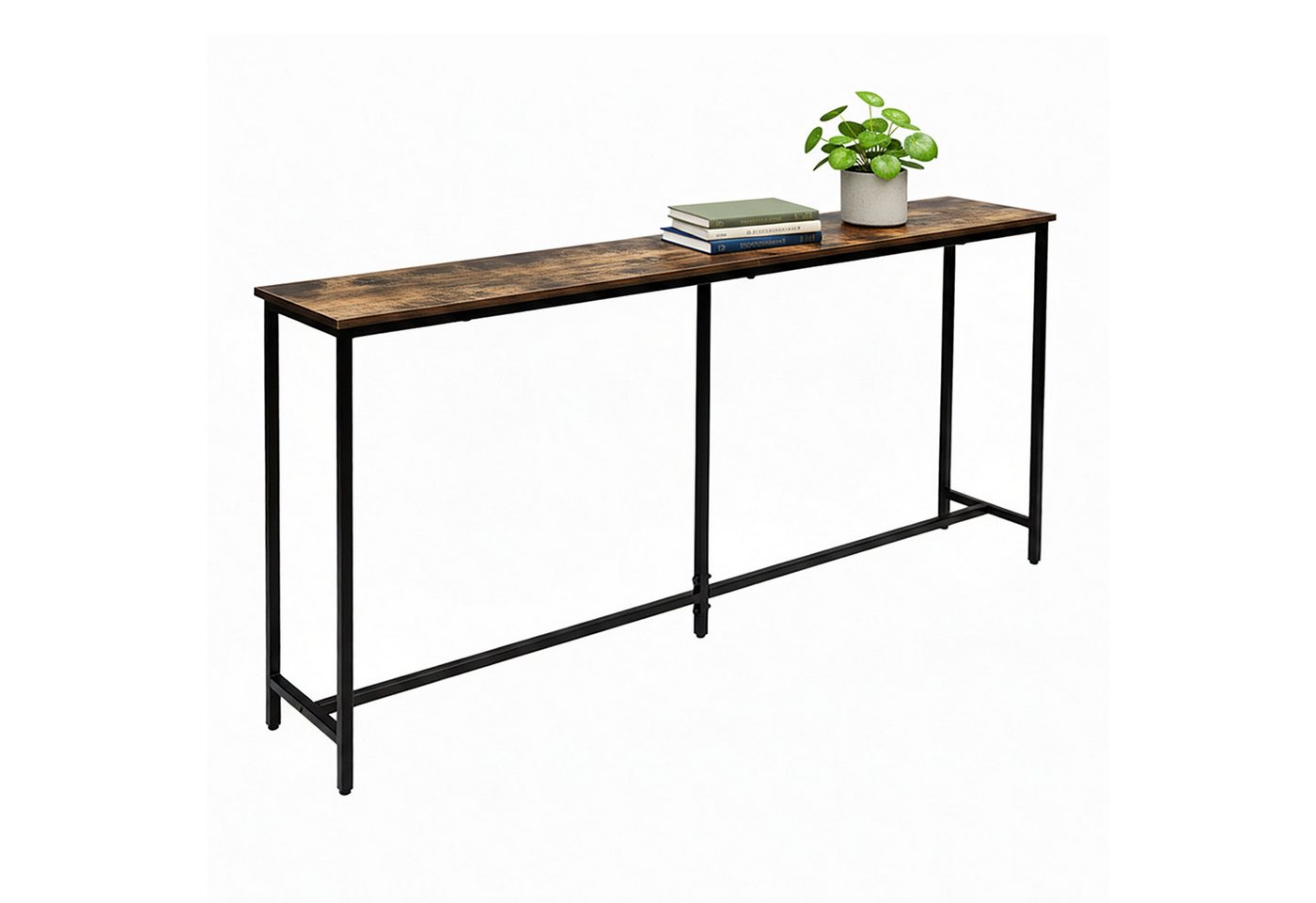 relaxdays Konsolentisch Breiter Konsolentisch Industrial Design, dunkelbraun relaxdays Konsolentisch Breiter Konsolentisch Industrial Design, dunkelbraun von relaxdays