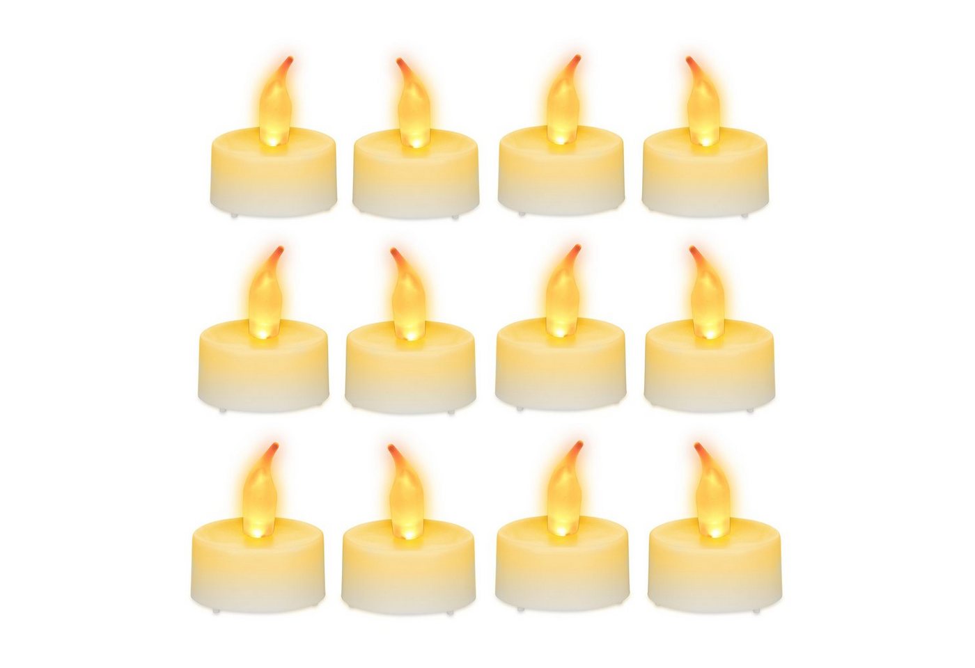 relaxdays LED-Kerze 12 x LED-Teelicht relaxdays LED-Kerze 12 x LED-Teelicht von relaxdays