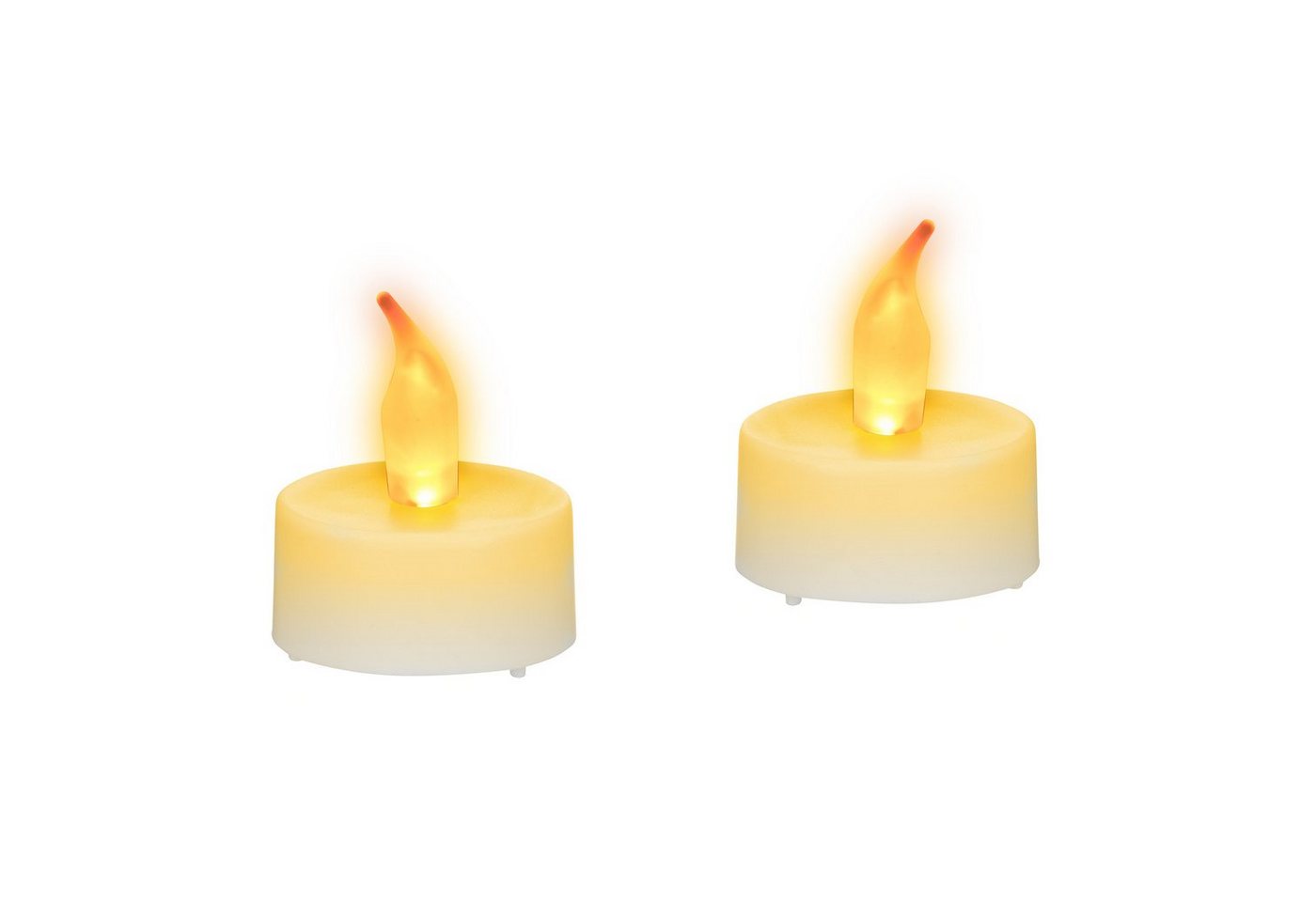 relaxdays LED-Kerze LED-Teelicht 2er Set relaxdays LED-Kerze LED-Teelicht 2er Set von relaxdays