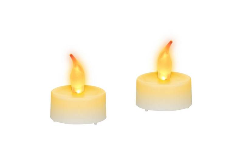 relaxdays LED-Kerze LED-Teelicht 2er Set von relaxdays