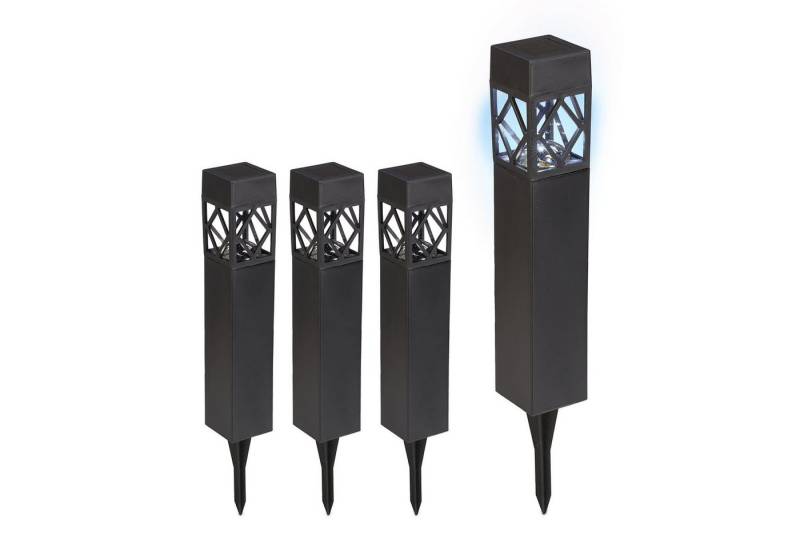 relaxdays LED Solarleuchte Solarlampen Set, 4er Pack relaxdays LED Solarleuchte Solarlampen Set, 4er Pack von relaxdays