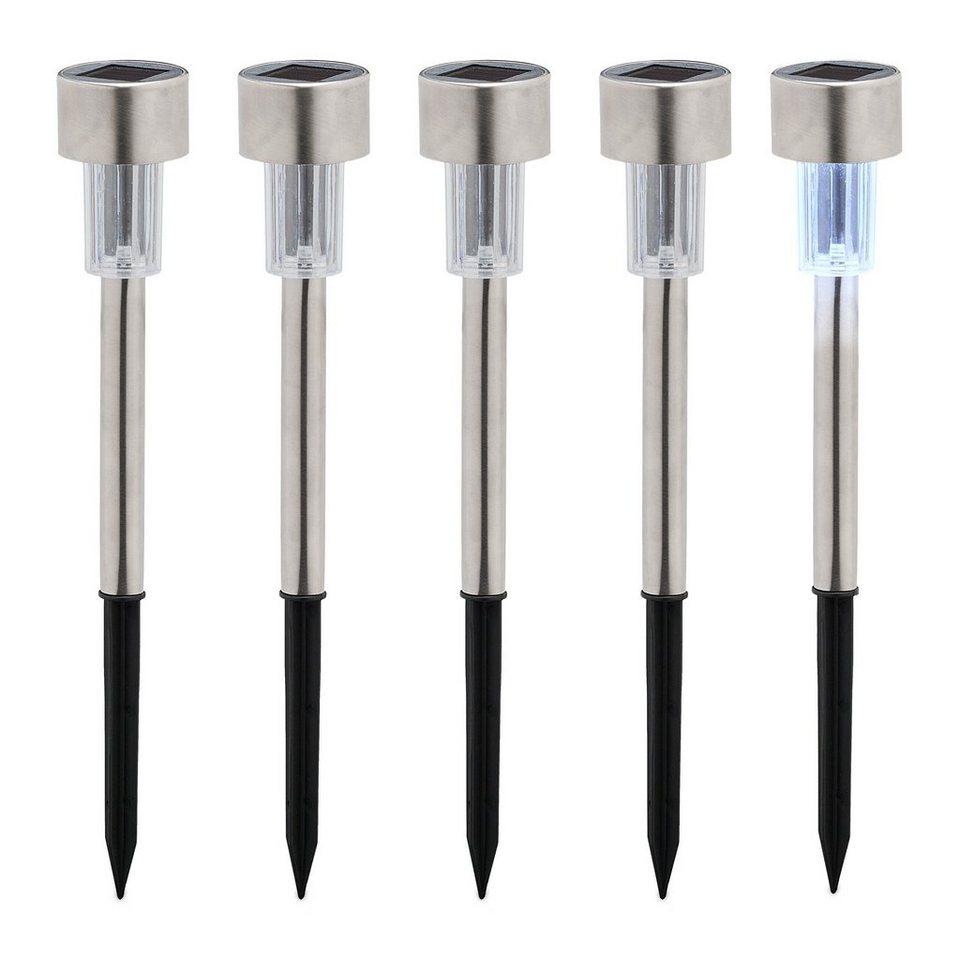 relaxdays LED Solarleuchte Solarlampen Set, 5er Pack relaxdays LED Solarleuchte Solarlampen Set, 5er Pack von relaxdays