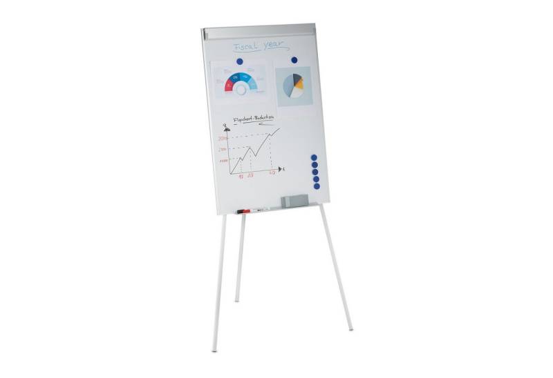 relaxdays Magnettafel Flipchart Whiteboard von relaxdays