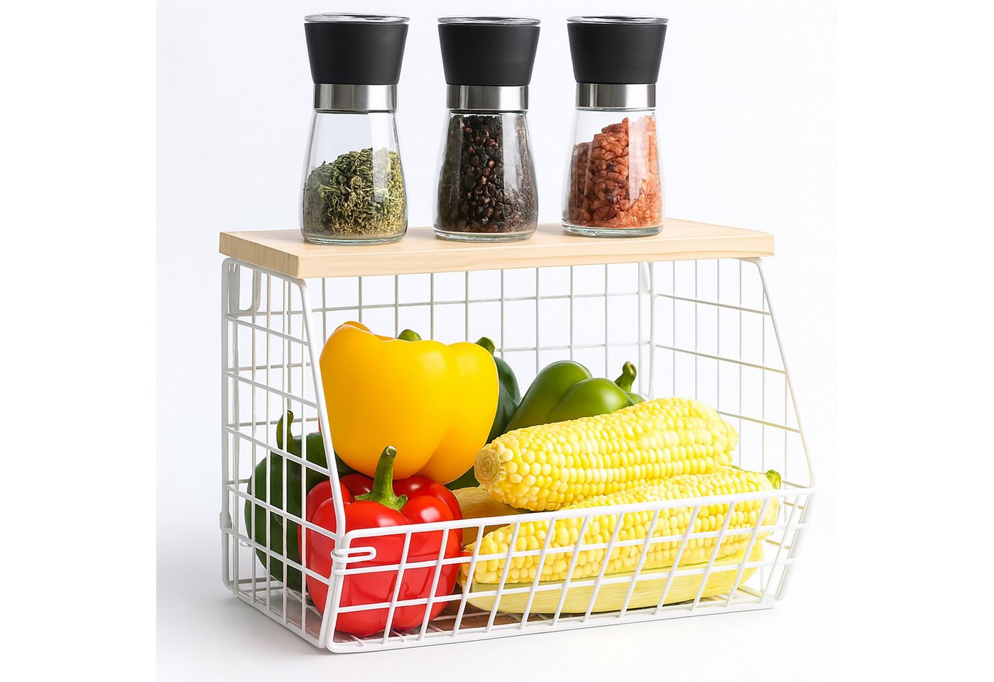 relaxdays Obstschale Obstkorb Wandregal, Eisen, C relaxdays Obstschale Obstkorb Wandregal, Eisen, C von relaxdays