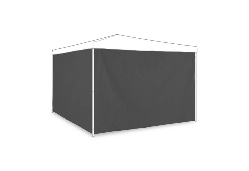 relaxdays Pavillon Graue Pavillon Seitenteile 2er Set von relaxdays