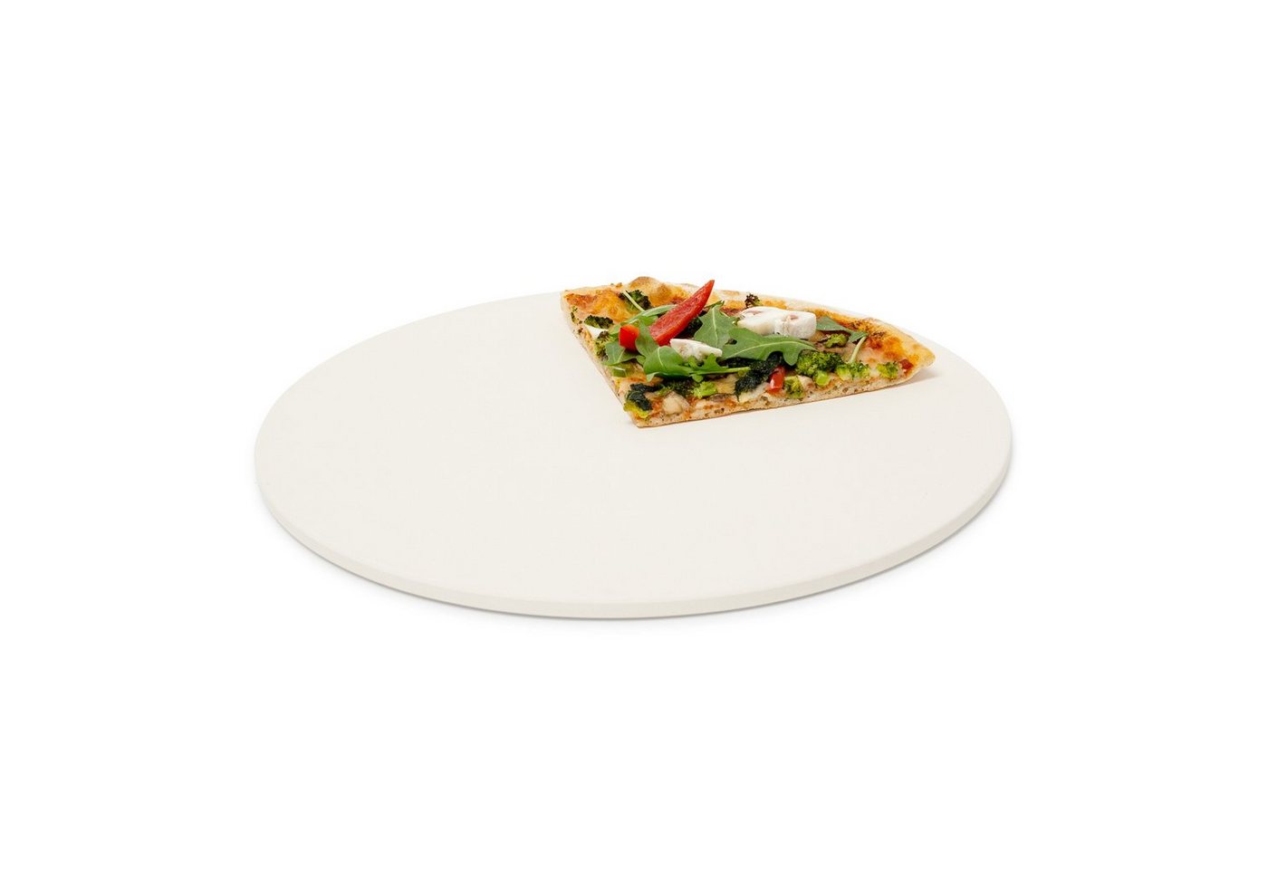 relaxdays Pizzastein rund aus Cordierit, Cordierit von relaxdays