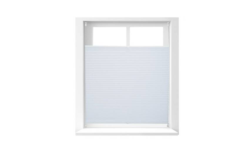 relaxdays Plissee 2 x Plissee Rollo weiß 100x130 cm relaxdays Plissee 2 x Plissee Rollo weiß 100x130 cm von relaxdays